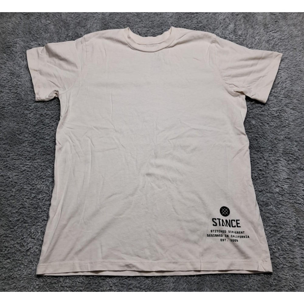 Stance The Crew T  Tee Womens Sz XS T-Shirt Short Sleeve Pullover Logo